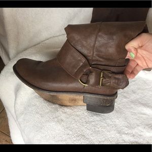 Knee high riding boots